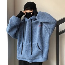 지우넷 여성 겨울 양털 후드 티셔츠 DH-898