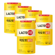 종근당건강 락토핏 생유산균 골드, 100g, 5통