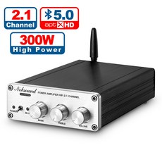 Nobsound 300W 블루투스 2.1 채널 클래스D 파워 앰프 스피커 APTX-HD