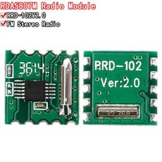 FM 스테레오 라디오 모듈 RDA5807M 무선 Arduino RRD-102V2.0 Profor