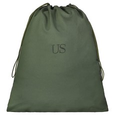 USGI US Military Barracks 면 캔버스 세탁 가방 올리브 그린, 1 Pack, 1개