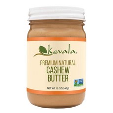 Kevala Cashew Butter - Spreadable Butter - Cashew Nuts Spread - Roasted Cashews - Creamy - No Suga, 1개, 340g