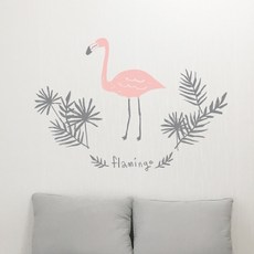 핑크플라밍고벽지