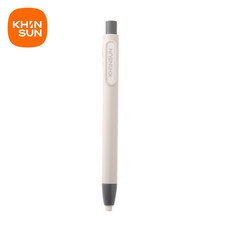 KHINSUN 프레스 개폐식 연필 지우개 교정 용품 펜 스타일 고무 쓰기 학교 편지지, Grey Eraser
