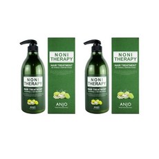 [ 1+1 ] 노니 헤어 트리트먼트 (대용량 750ml 2개) 탈모증상완화 손상된 모발방지 및 건강한 두피 헤어케어 노니 및 한방 추출물 함유 + 증정: 알로에 폼클렌징, 2개