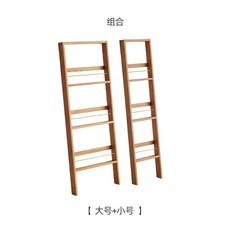 신문가판대 전면책장 홈카페장 원목수납장 우드 매거진랙 걸이 잡지꽂이, 【벚꽃 나무】 대+소