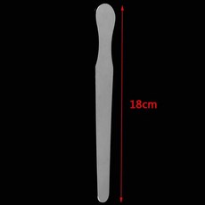 스테인리스 스틸 왁싱 왁스 주걱 혀 디프레서 스틱 키트 피부 미용 도구 14 cm 16 cm 18cm 1 개, [03] N18
