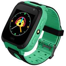 ZLD 키즈 GPS 스마트 시계 어린이 안전 GPS 트래커 스마트 시계 스마트 시계 터치 스크린 GPS 전화, 녹색, 모델명3