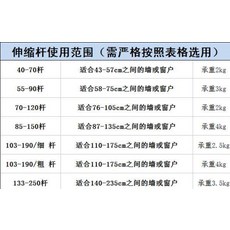 커튼봉 부속품 스프링 심플 텔레스코픽핸들/신축봉 탄력 봉욕실 커튼 펀칭불필요 바란스 밸런스 풀로드, T08-엄격히 따르십시오 양식표 골라 쓴 장대