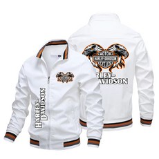 Harley-Davidson 로고 프린트 재킷 남성용 가을 재킷