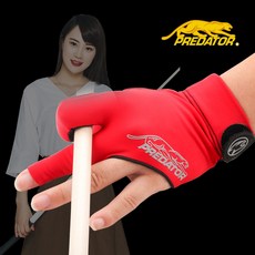 원래 3142 프레데터 당구 풀 큐 장갑 블랙/레드 내구성 편안한 장갑 전문 장갑 Billard 액세서리|스누커 & 당구 액세사리|, 1개, Black