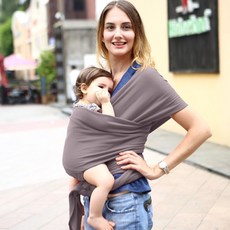 쌍둥이 아기띠 앞뒤 장착 신생아 슬링 시트 육아 용품 아기 돌보기 사계절, F. 레드 그레이