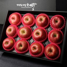 [과일愛]사과 선물세트 특A4호 (12과 - 4.3kg), 단품