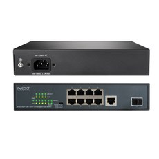 넥스트 8포트 POE 기가비트 TP 스위칭허브, NEXT-POE308SFP-TP