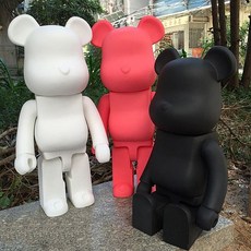 대형 베어브릭 DIY 피규어 28cm 52cm 3종 400％ 1000％, 28cm(사이즈 400)화이트