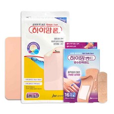 하이맘밴드 방수탄력밴드 기본형 20매 + 하이맘폼 10x20cm 5mm 1매, 1세트