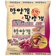 크라운 밤양갱 + 팥양갱, 400g, 1세트