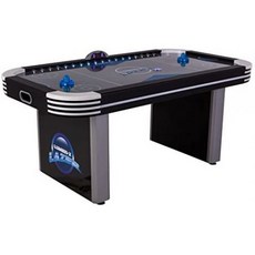 Triumph Sports Triumph Lumen-X Lazer 6’ Interactive Air Hockey Table Featuring All-Rail LED Lightin, One Color_One Size, 상세 설명 참조0, 상세 설명 참조0
