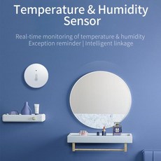 Tuya 스마트 지그비 온도 및 습도 센서 가정 작업용 실내 모니터 알렉사 구글 홈 어시스턴트, 01 Zigbee HT, 1개
