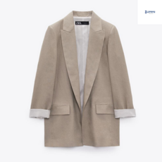 자라버튼텍스처드재킷