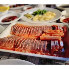 송어회 400g + 매운탕거리 + 초장간장와사비 세트 + 콩가루, 1개, 1kg이상