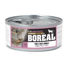보레알 캣 그레인프리 돼지고기&송어캔156g