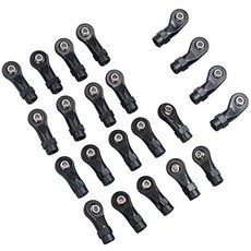 CNszlan 22Pcs 알루미늄 금속 및 플라스틱로드 엔드 세트 110 RC 크롤러 Traxxas TRX4, One Color_One Size, One Color_One Size, One Color