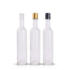 가인글로벌 와인 투명병 500ml 35개 1박스 + 스탬핑캡 세트