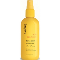 GALENIC 갈레닉 썬케어 울트라 바디-페이스 스프레이 SPF30 125ml, 1개