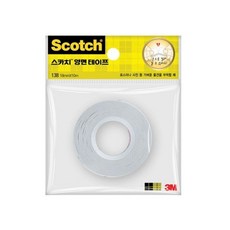 스카치 양면테이프 138 18mm x 10m, 투명, 1개