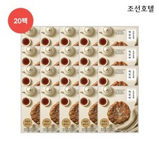 [본사정품] 조선호텔 떡갈비 100g 20P + 소스 20P 묶음 국내산 돼지고기 소고기 조선호텔떡갈비 조선호텔갈비, 103g, 20박스