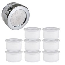 녹물제거 세면대 필터 헤드 + 리필필터 8개 세트 1년구성