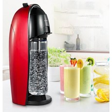 가정용 탄산수제조기 탄산수기계 실린더 탄산수기 소다 메이커, 빨간색