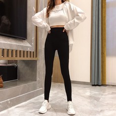 네트 레드 봄 네 바퀴 모달 그레이 코트 레깅스