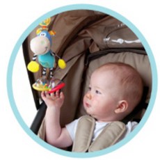 유모차체리딸랑이