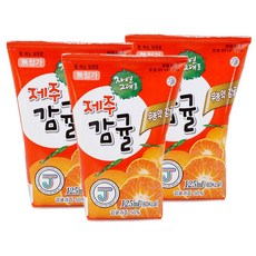 어린이가 좋아하는 자연그대로 자담 제주 감귤주스 125ml 40팩, 40입