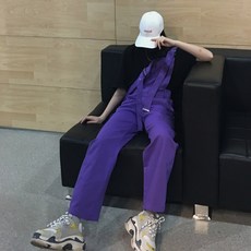 이끌림 인디라 카고바지 남자 멜빵바지