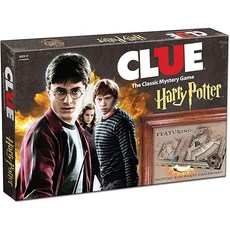 USAOPOLY Clue Harry Potter Board Game Travel Through Hogwarts Castle to Solve the Mystery 공식 Harry Potter 공인 상품인 해리포터 테마 보드 게임 선물, 상세페이지 참조