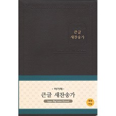 큰글새찬송가(특대/비닐/무색인/무지퍼/다크브라운)