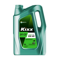 kixx GS칼텍스 킥스 D1 C3 5W40 6L 디젤 엔진오일, kixx D1 C3 5W40 6L, 1개