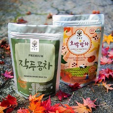 산들찬 무농약 인증 작두콩차 100g, 작두콩 깍지차 100g, 1개