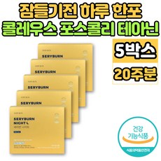 콜레우스 포스콜리 추출물 테아닌 비타민 b1 b2 b6 비군 30대 40대 50대 60대 중년 남성 여성 단기간 한달 다이어트 보조제 체지방 커팅 컷