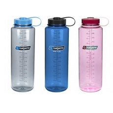 Nalgene Wide-Mouth Water Bottle 1.5L(날진물병), 투명회색