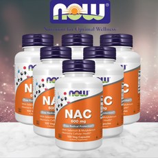 나우푸드 NAC 600mg 100정 항산화제, 3통, 300캡슐