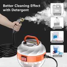 스팀 해빙기 청소기 세차기 휴대용 고온 가압 자동차 주방 및 가정용 청소 2500W, 2.WHITE - 미국 - 220V, 1개