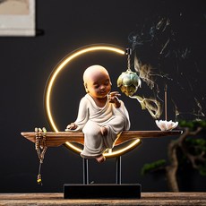 석가모니 LED 천수관음 관음세보살 불교굿즈 미니불상 인테리어조명 101836, 나후 소승 장신구(선물 꼬집은