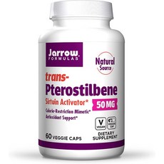 자로우 포뮬라스 프테로스틸벤 60캡슐, 1개, 50mg