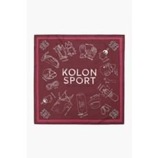 매장정품 코오롱스포츠 KOLON SPORT 남녀공용 크레용 반다나 QEAAX23110WIN 1387996, 와인 XXX