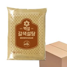CJ 백설 갈색설탕 1kgx16입, 16kg, 2박스