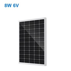 단결정 실리콘 태양 전지 패널 PV 모듈 충전 태양 전지 패널 홈 캠핑 RV 보트용 18V 10W 15W 20W, 1개